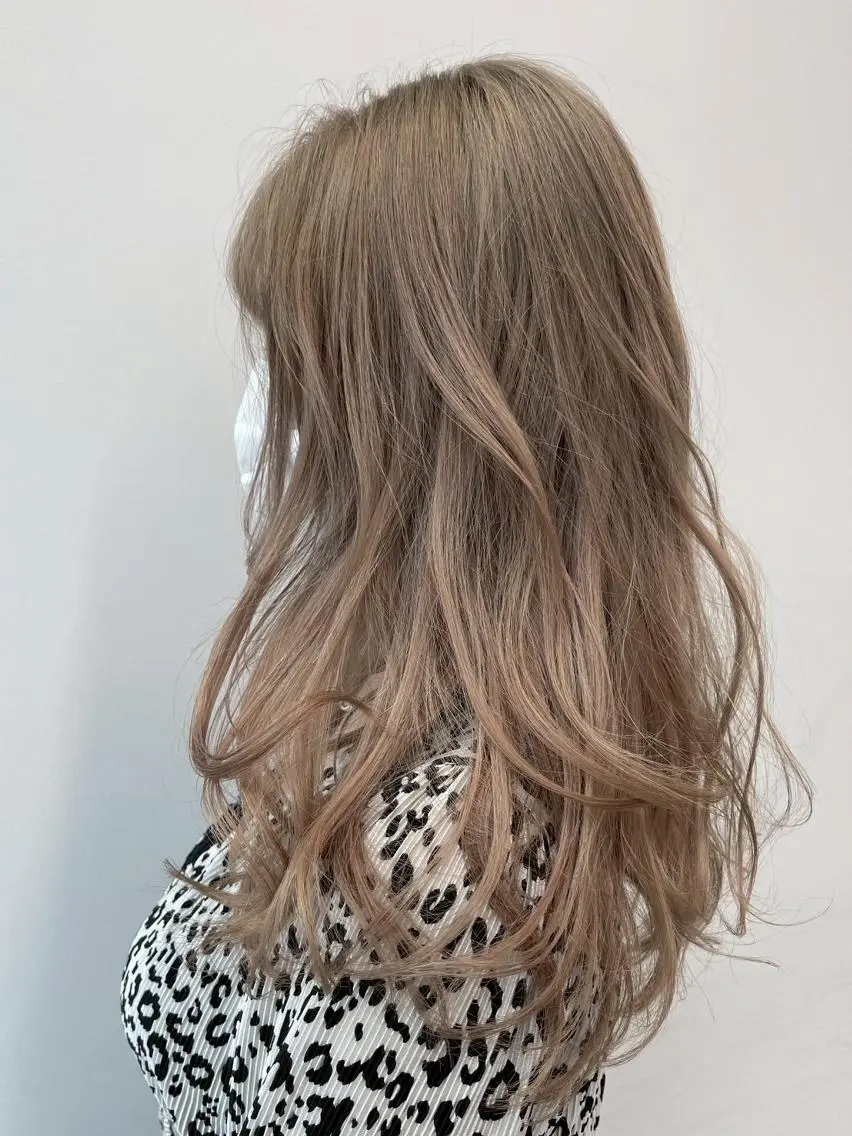 カラー ロング アディクシーカラー アッシュ ブルーカラー ダークアッシュ グレージュ 【公式】amble luxe池袋東口🩷のヘアスタイル