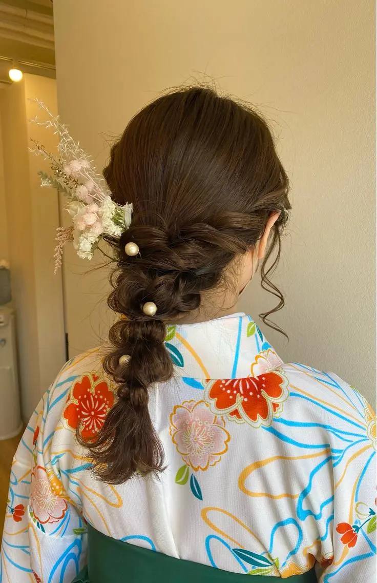 ヘアアレンジ 卒業式のヘアスタイル 林 瑠夏のヘアスタイル