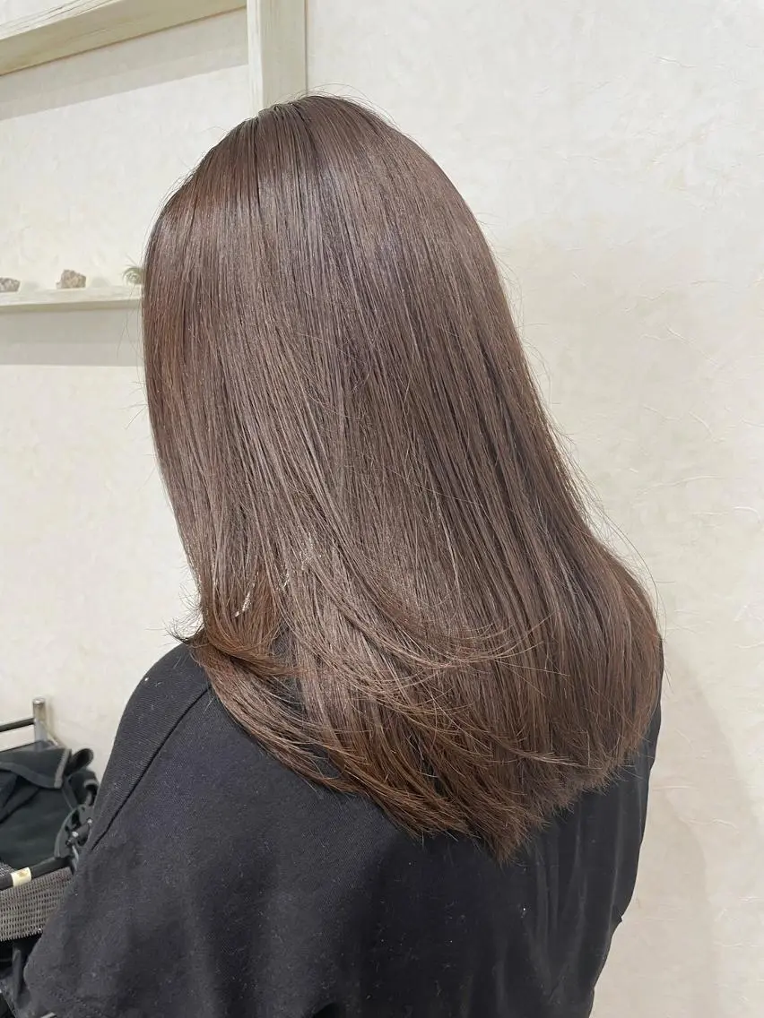 セミロング カラー ショートボブ ボブ くびれヘア 顔周りカット カット ヘアカラー トリートメント N゜jillva ナンバージルバのヘアスタイル