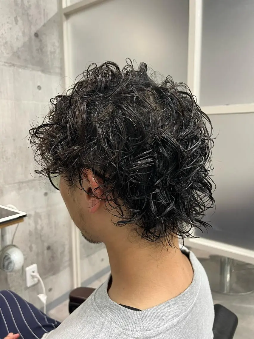 ショート パーマ カット パーマ ヘッドスパ ヘアセット newi赤羽 HINATAのヘアスタイル