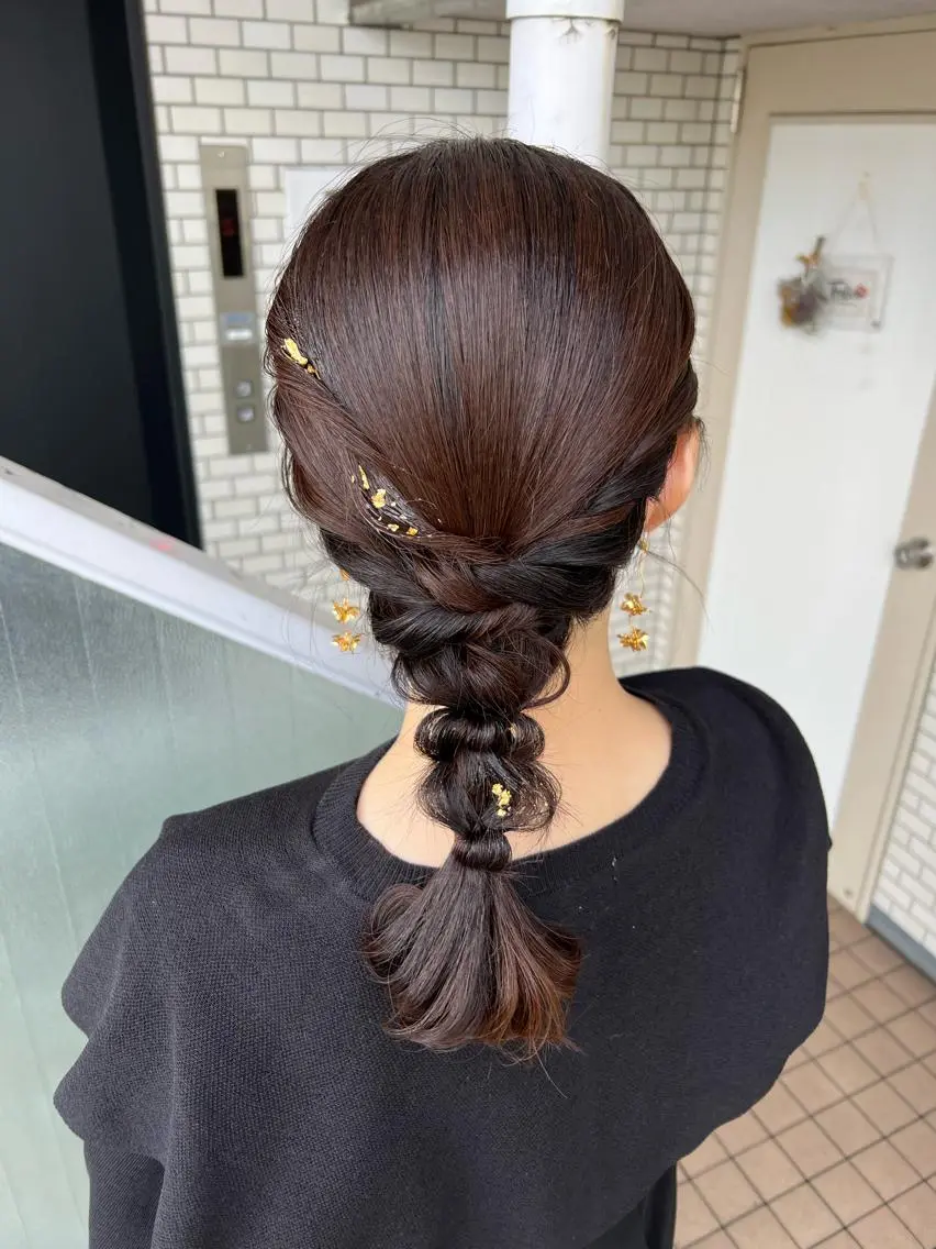 ヘアアレンジ 大人可愛いヘアメイク 💋🧚‍♀️しずかのヘアスタイル