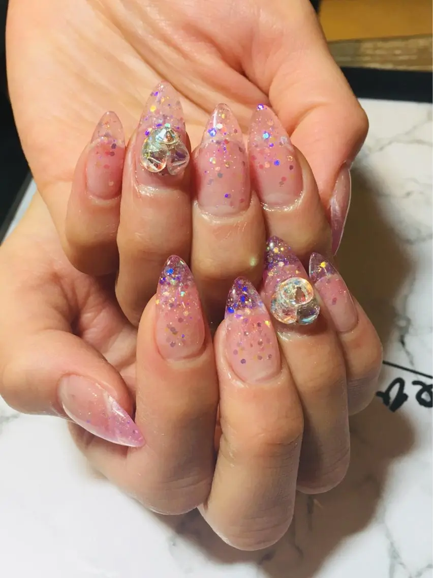 ネイル スカルプネイル LOVE NAIL 💕Sonoのネイルデザイン