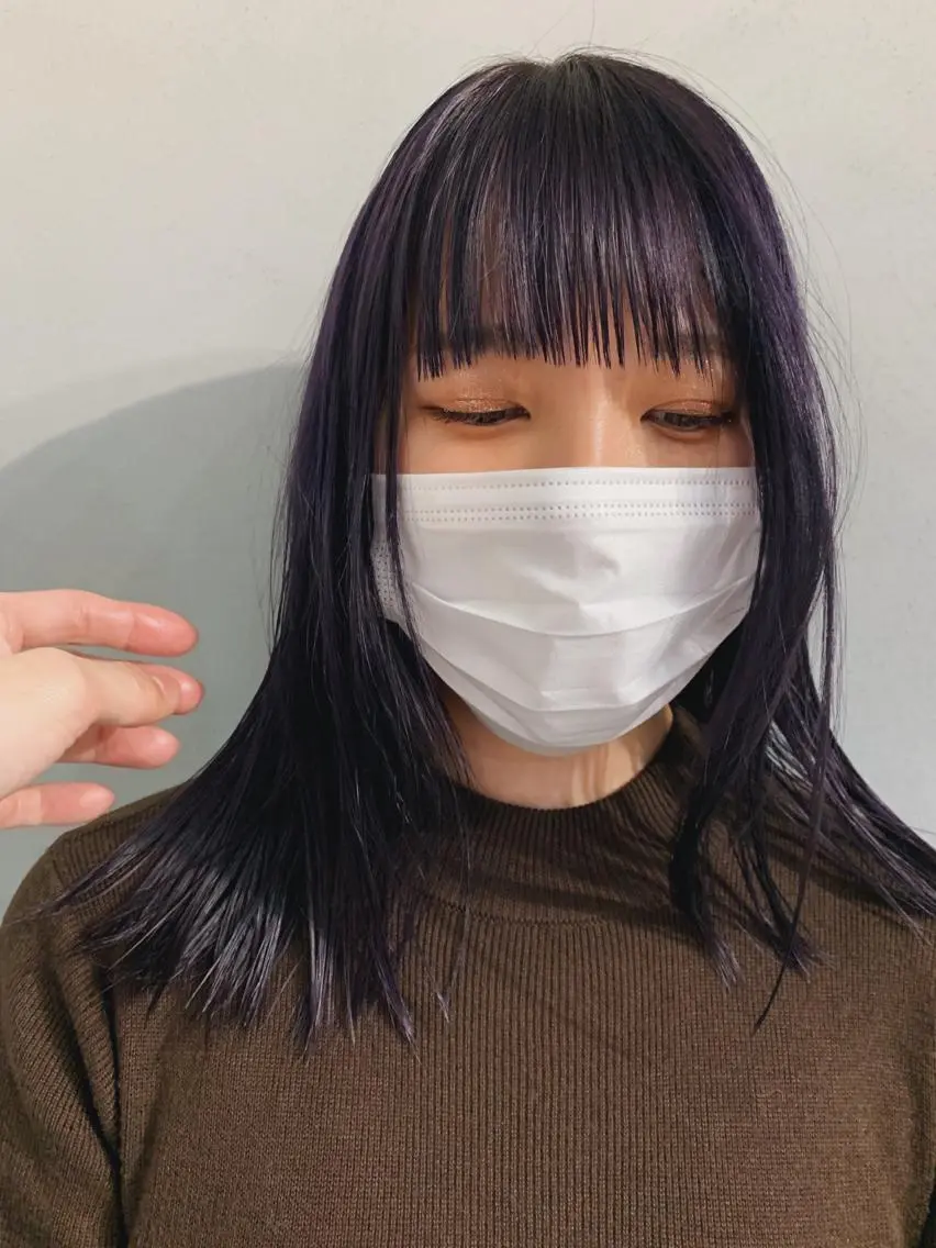 ロング カラー ヘアアレンジ ボブパーマコテ巻き風 パーマNo1深江秀平のヘアスタイル