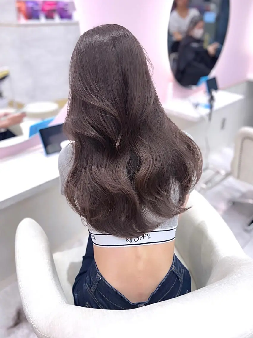 ロング 韓国/縮毛矯正/ カンタのヘアスタイル