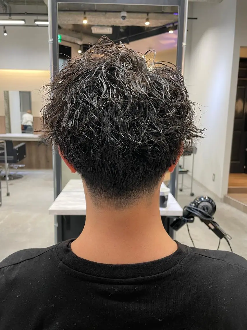 メンズ メンズパーマ カット パーマ 福永速人 /メンズパーマのヘアスタイル