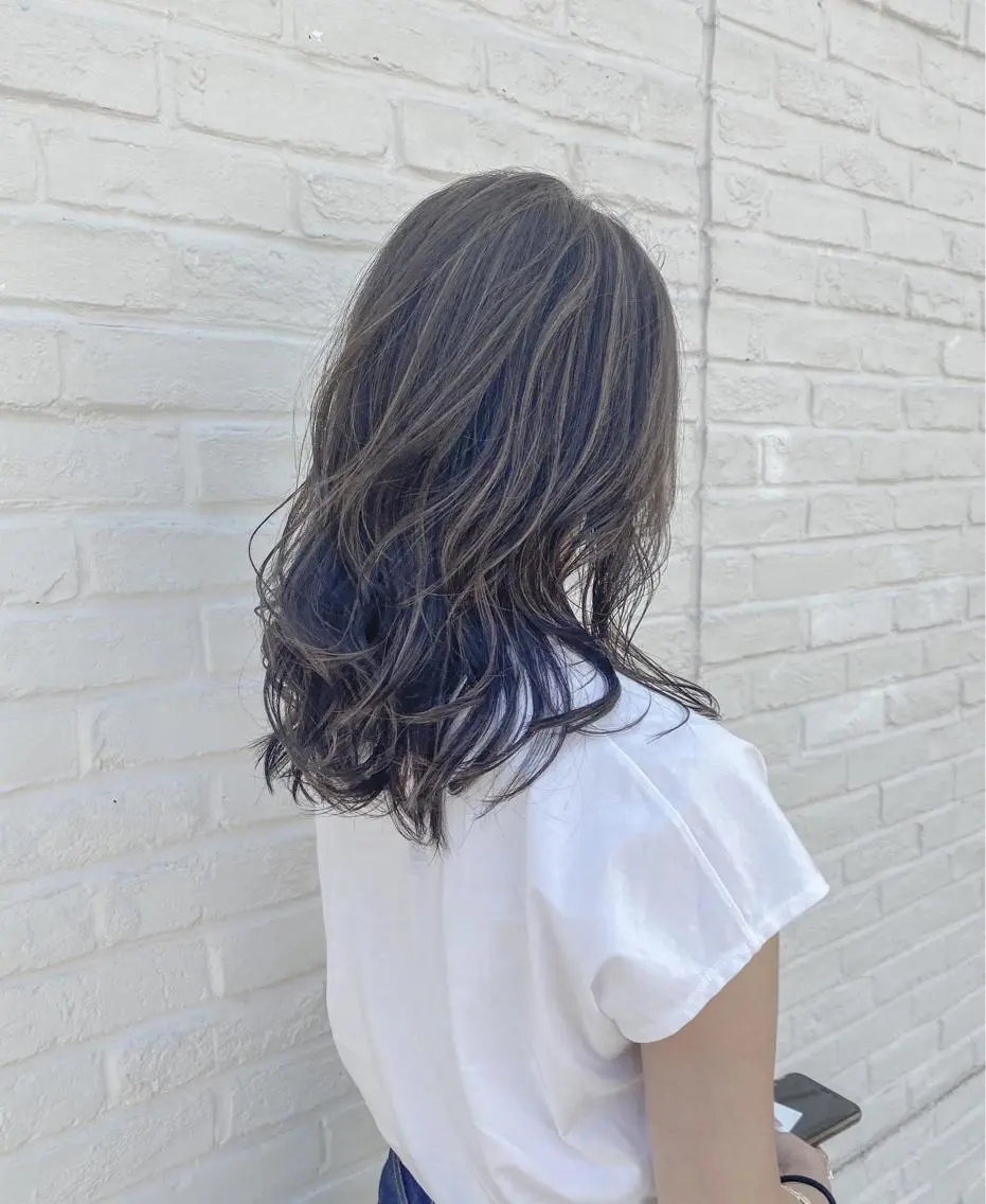 セミロング カラー カット ヘアカラー トリートメント 海外デザイン🇺🇸 石渡諒太のヘアスタイル