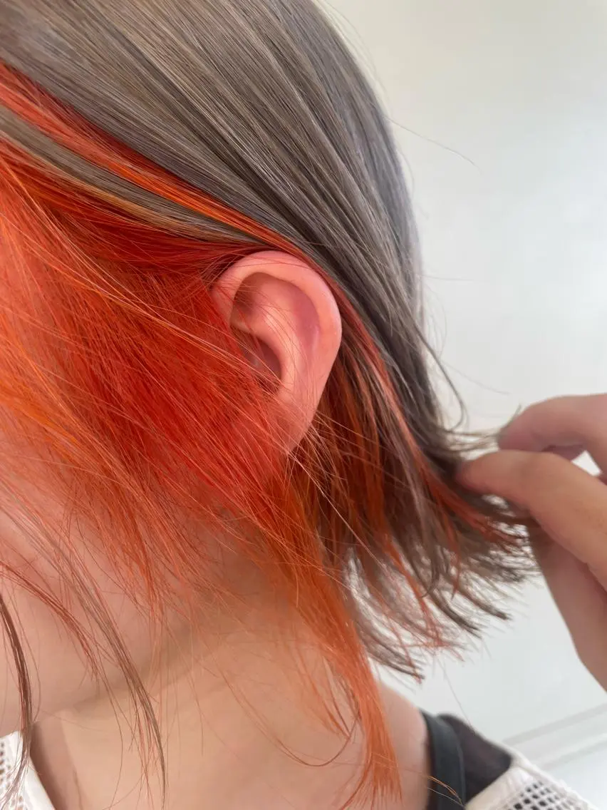ショート カラー ヘアカラー SARA古賀店 かすみ🐬🩵のヘアスタイル