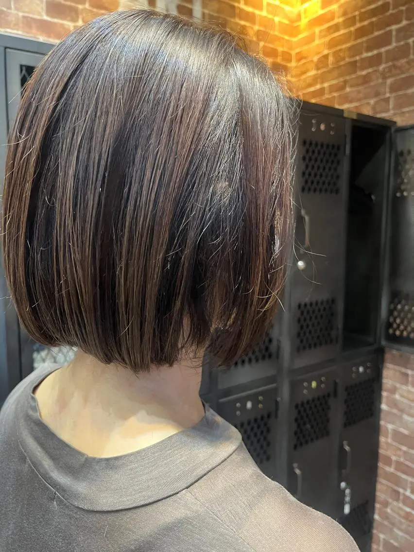 セミロング カラー パーマ ヘアアレンジ メンズ キッズ ネイル マツエク・マツパ アイブロウ メンズブリーチ メンズハイライト メンズインナーカラー メンズ韓国風 ブリーチ 久木原 ゆりのヘアスタイル