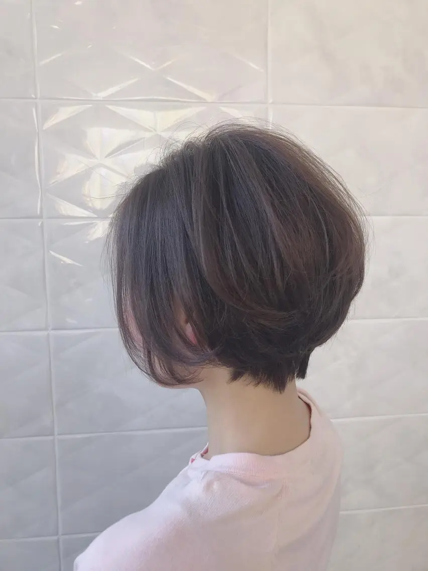 ショート カラー カット ヘアカラー トリートメント 💗大人艶×髪質改善 カラー💗AYAKIのヘアスタイル