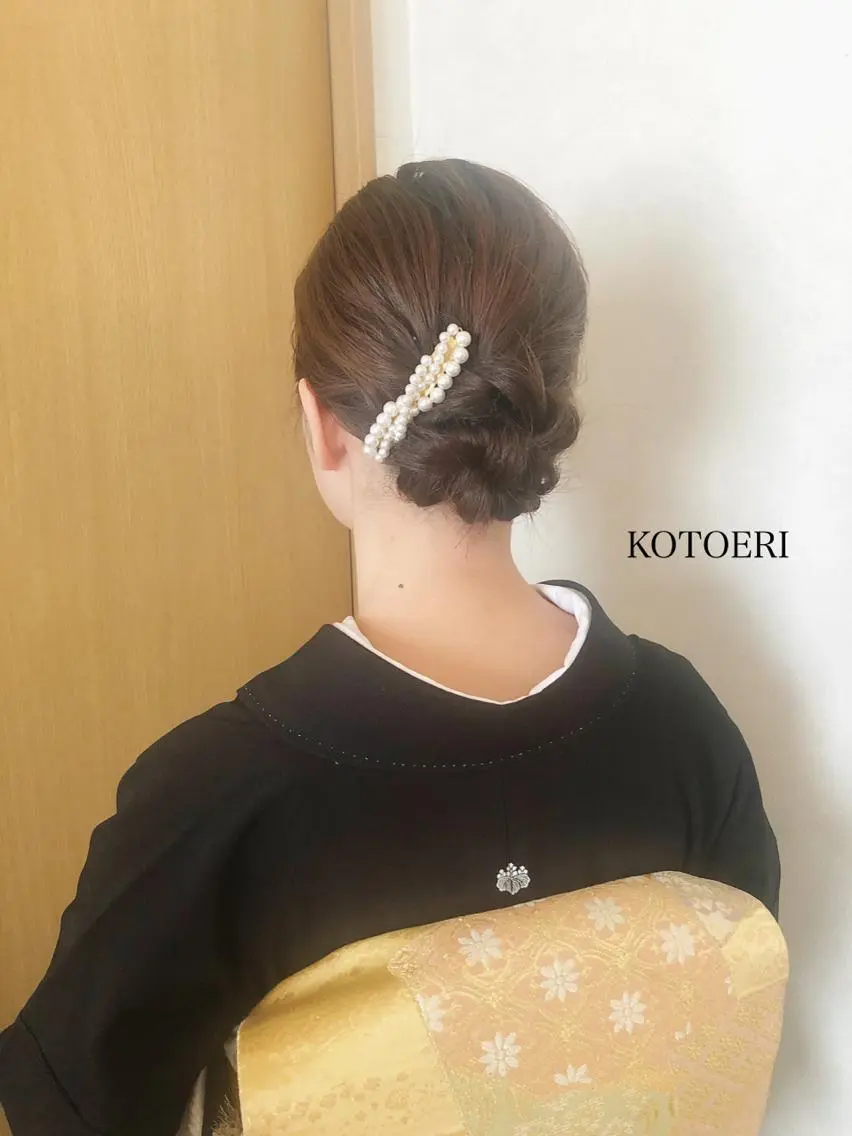 ロング ヘアセット 小林 千恵のヘアスタイル