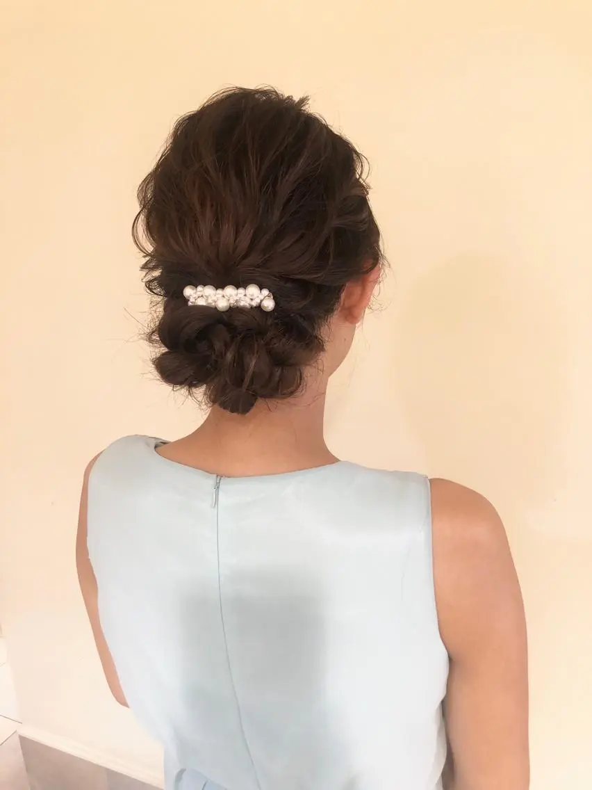 ロング ヘアアレンジ ヘアセット マンツーマン半個室 tamuraのヘアスタイル