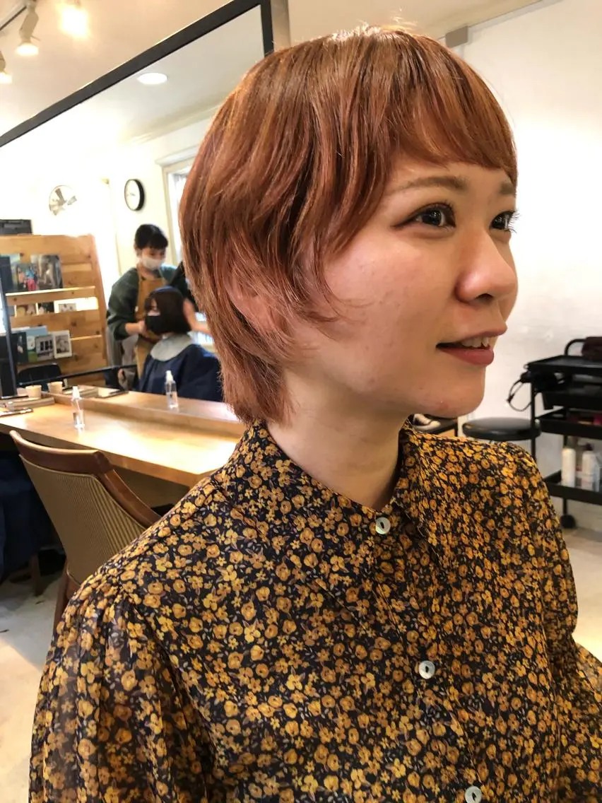 ショート カラー eri kinjoのヘアスタイル