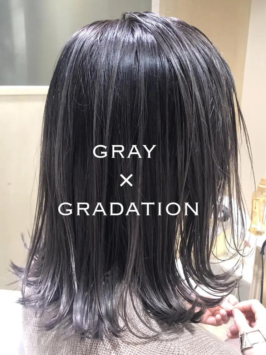 ロング カラー 三代 ゆりあのヘアスタイル