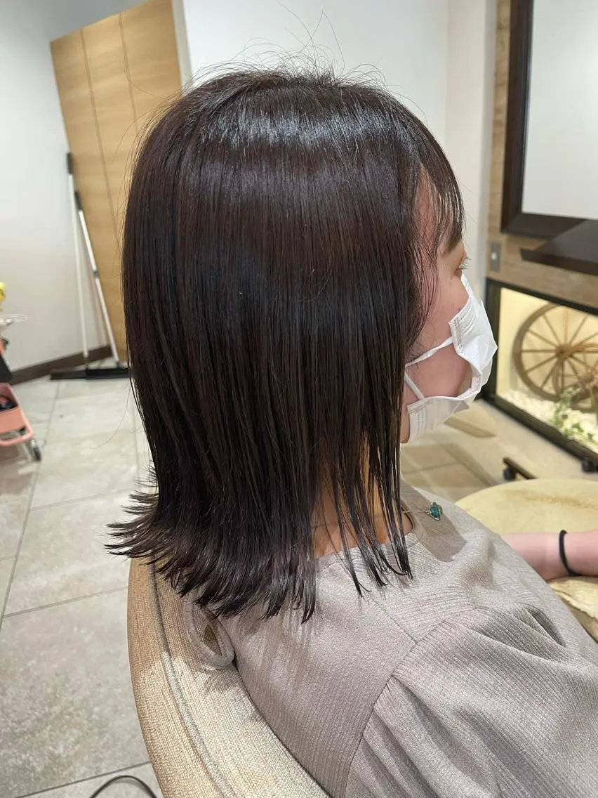 ミディアム 🫧髪質改善特化🫧 🍒青山佳代🍒のヘアスタイル