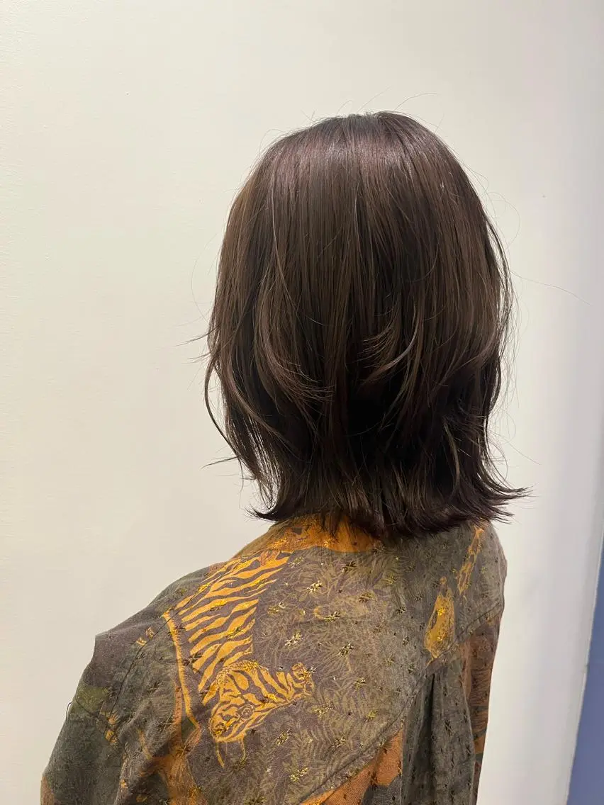 ミディアム カラー ベージュカラー ラベンダーカラー ラベンダーベージュ カット ヘアカラー トリートメント ✨透明感カラー✨ 🦖佐々木未来🦕のヘアスタイル