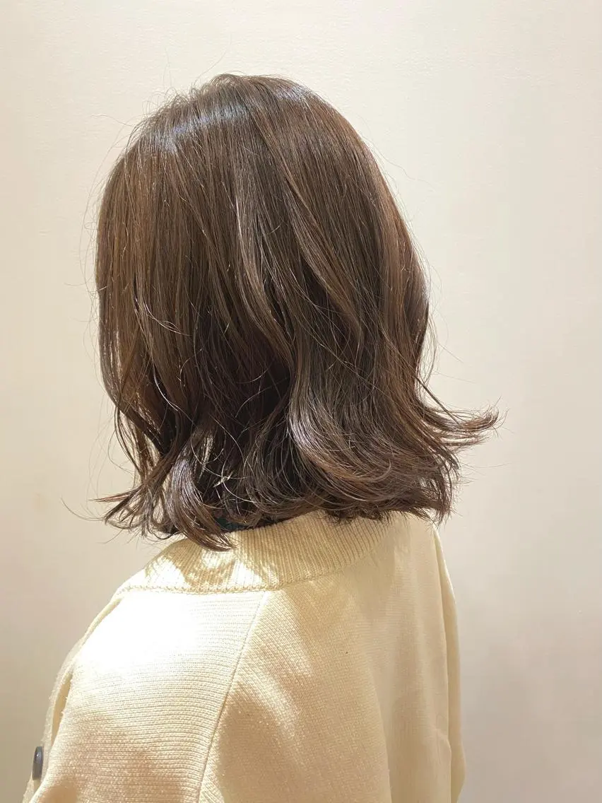 ミディアム カラー ヘアカラー 門崎未依/レイヤー/ メンズカット🪿🌼のヘアスタイル