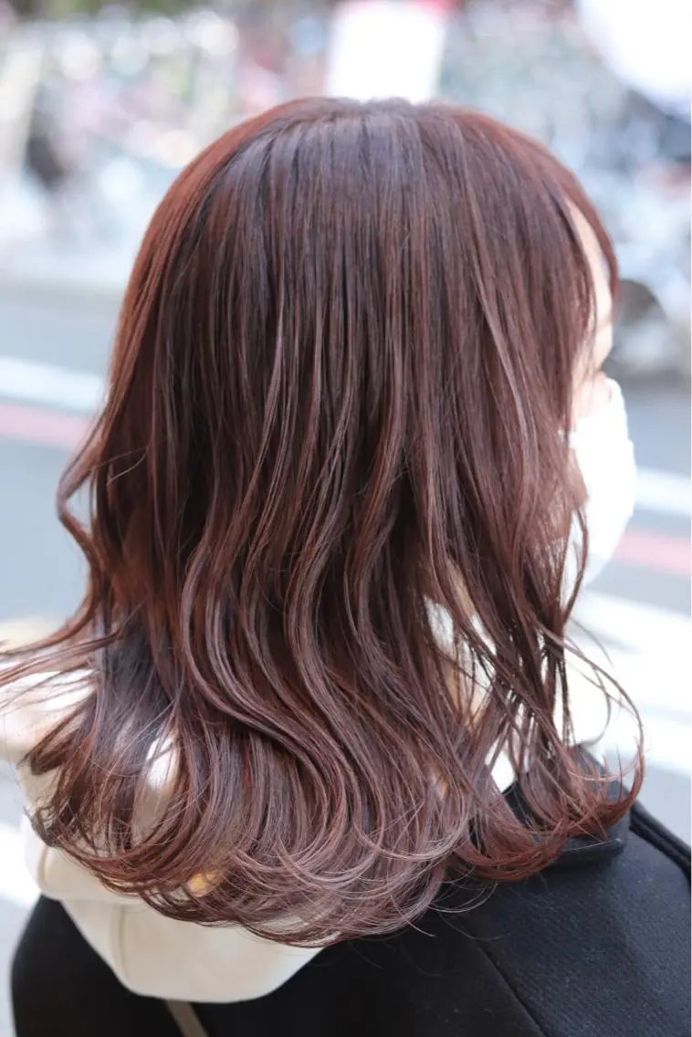 ミディアム カラー ヘアアレンジ 川内 政人のヘアスタイル