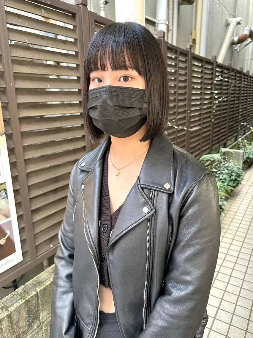 ショート カット 縮毛矯正 トリートメント 髪質改善 縮毛矯正/ レイヤー/銀座/本木のヘアスタイル
