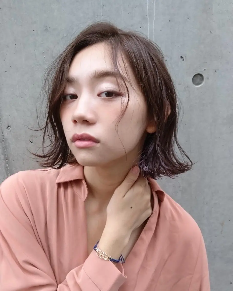ミディアム カラー 変身企画実施✨️ ショート専門 宮ヶ迫のヘアスタイル