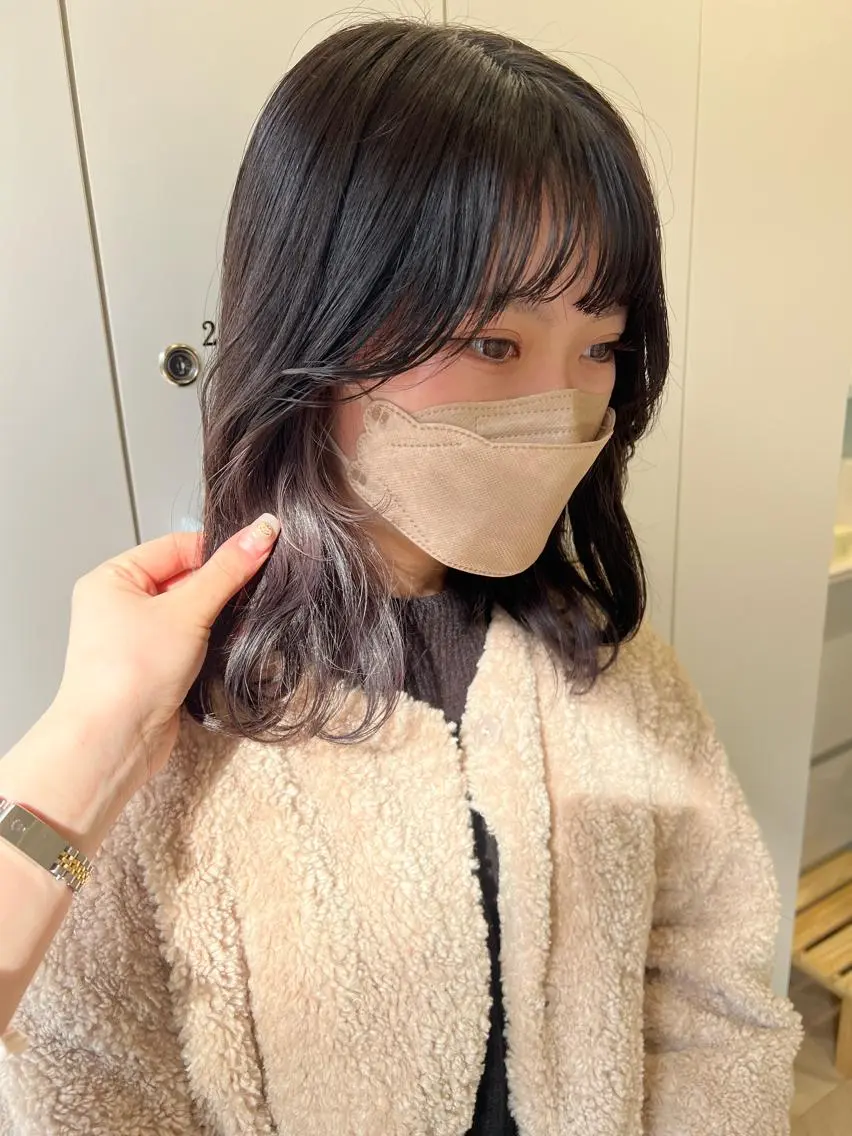 ミディアム カラー ParveMix /  相馬 さくらのヘアスタイル