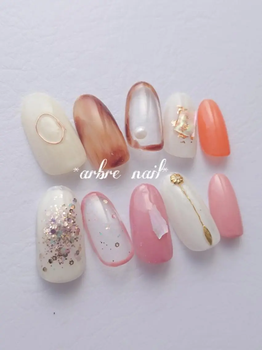 ネイル ✯.。 arbre nail 。✯.のネイルデザイン