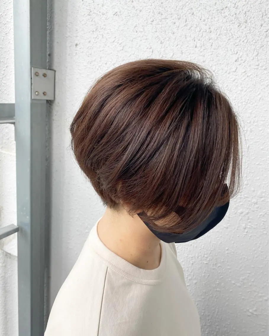 ショート 後藤紗英/髪質改善 /オリーブベージュのヘアスタイル