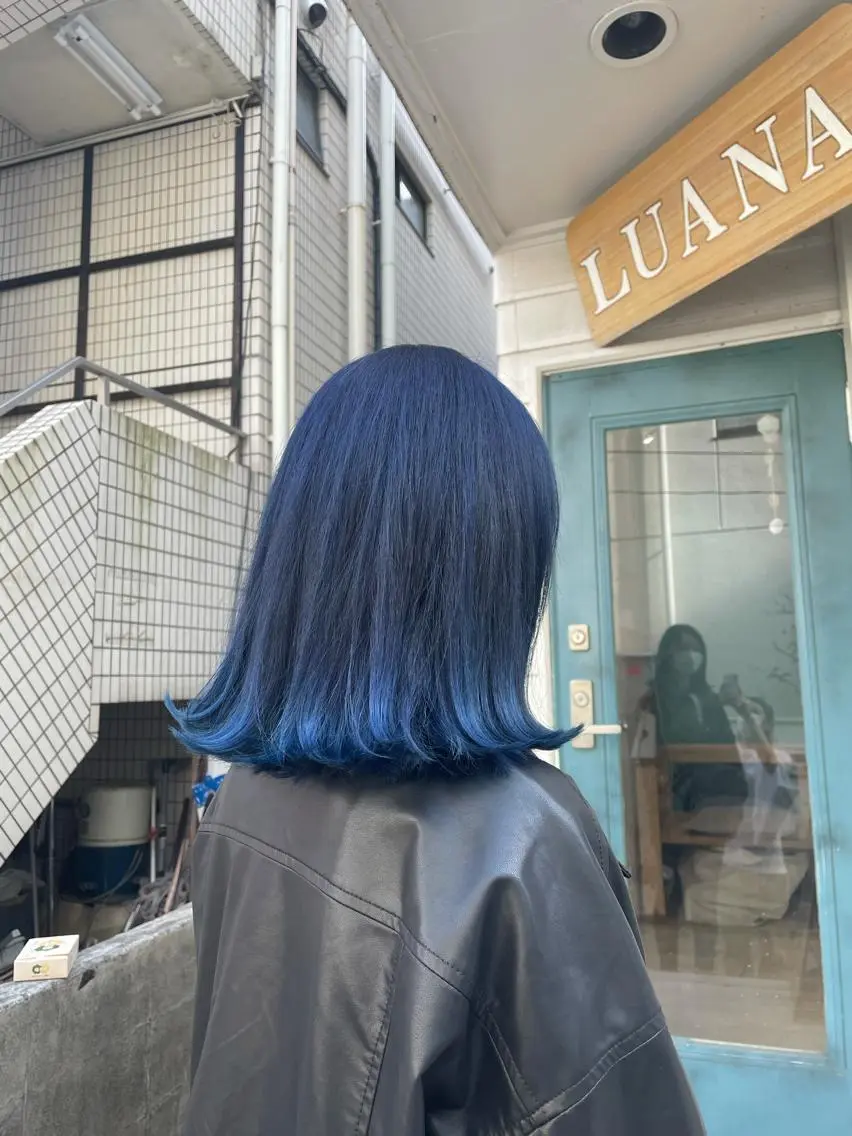 ミディアム ヘアカラー トリートメント 縮毛矯正の達人 ☆　松本のヘアスタイル
