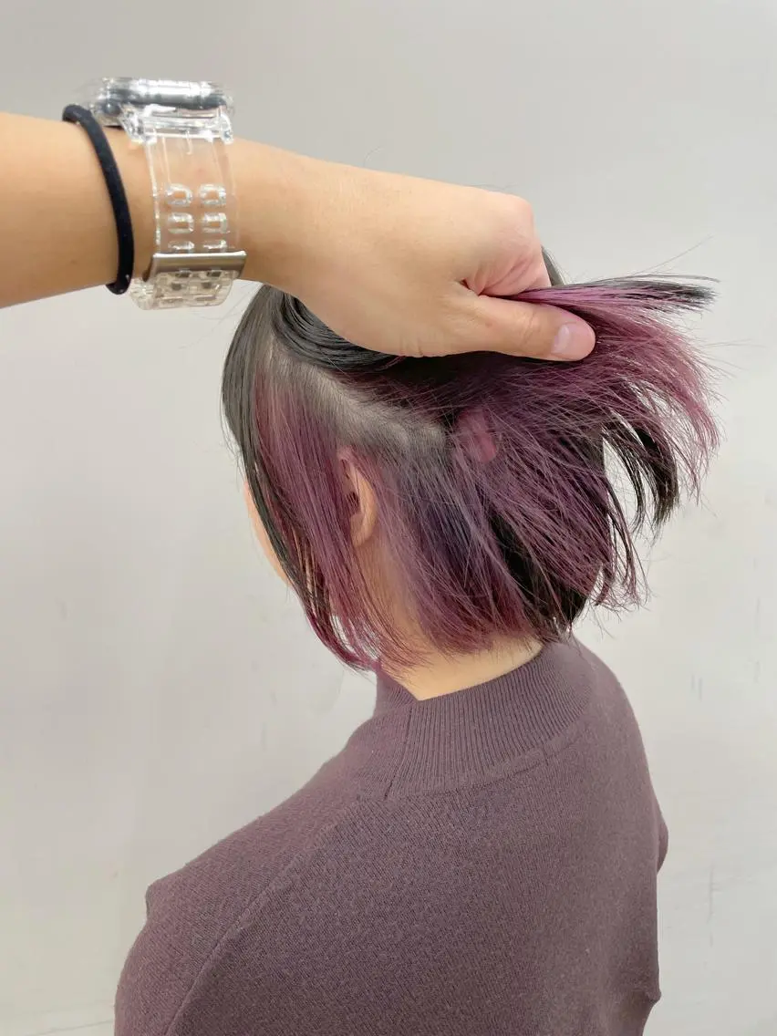 ショート カラー ヘアカラー 関 京磨のヘアスタイル