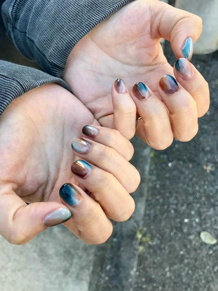 ネイル アートネイル ニュアンスネイル ハンドネイル BEE NAILのネイルデザイン