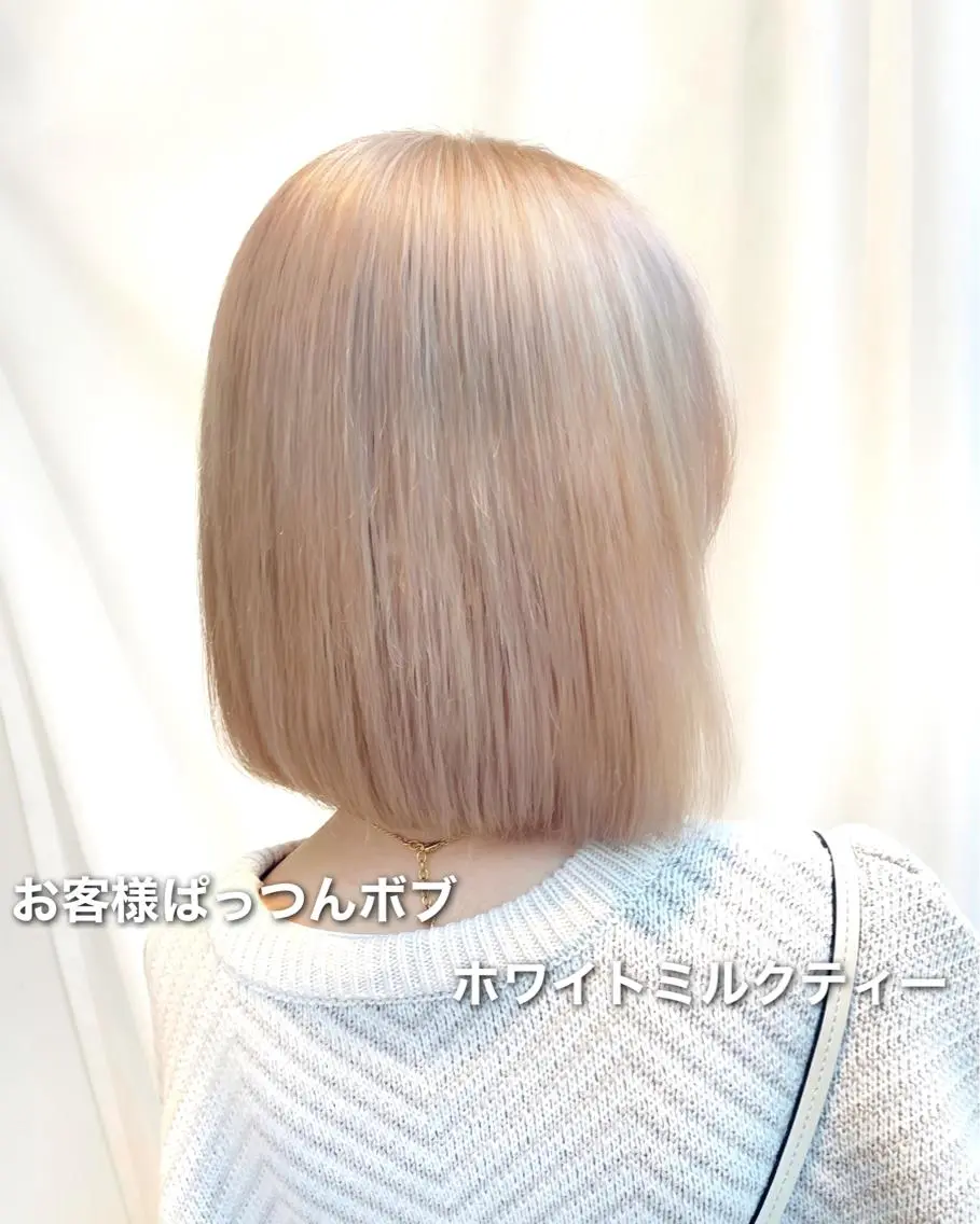ミディアム カラー パーマ ヘアアレンジ ベージュカラー ブリーチ ケアブリーチ 透明感カラー ダブルカラー カット ヘアカラー トリートメント ヘアセット レイヤーカット/ボブ /縮毛矯正✨大輝のヘアスタイル