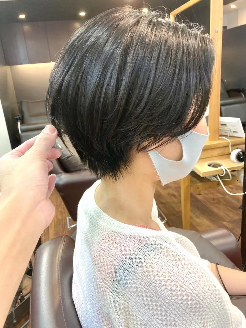 ショート カット トリートメント レイヤー/メンズ 竹田凪儀のヘアスタイル