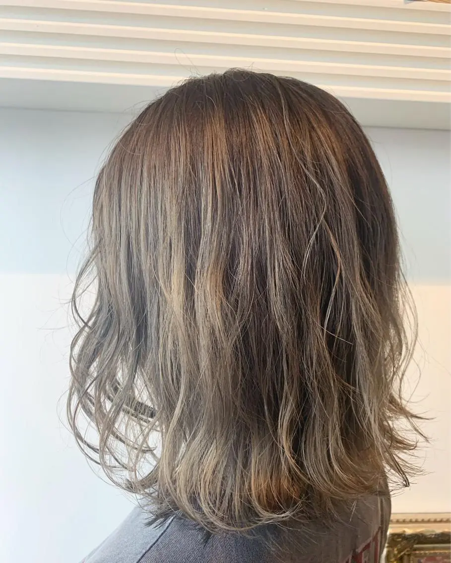 ミディアム ヘアカラー トリートメント ヘッドスパ ヘアセット 大宮/山口 竣也のヘアスタイル