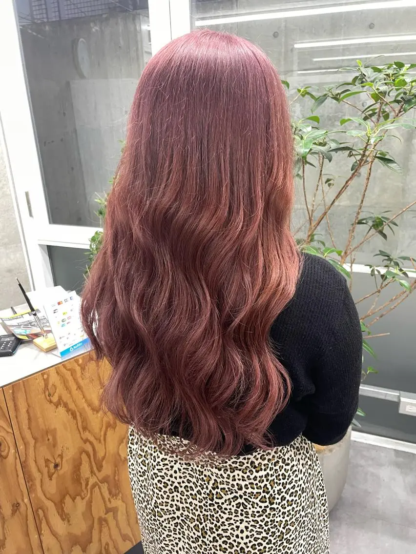 ロング カラー ヘアアレンジ ラベンダーカラー ラベンダーピンク ピンクカラー HairMake 3 🐬NANAMIのヘアスタイル