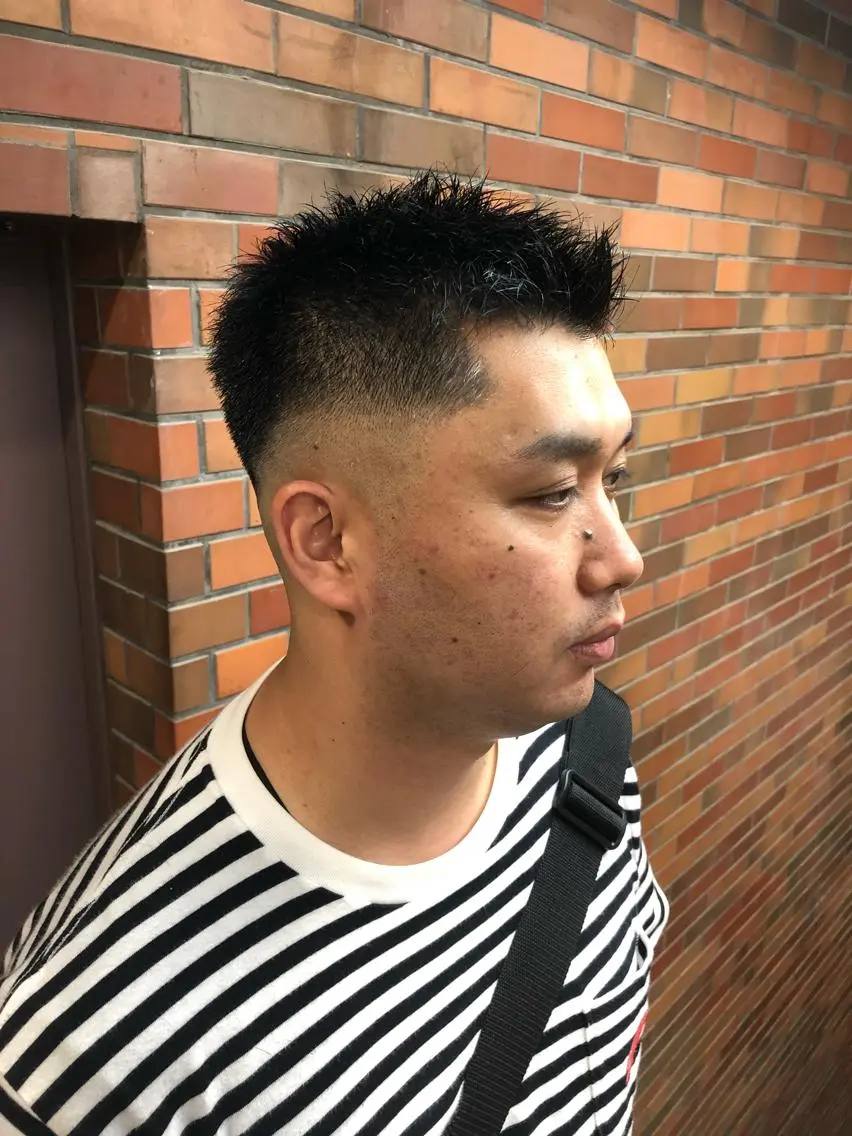 ショート メンズ フェードカット TOSHIKI| 上福岡メンズ|副店長のヘアスタイル