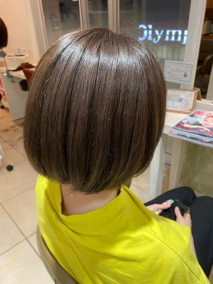カラー アッシュ 🦋 さとりなのヘアスタイル