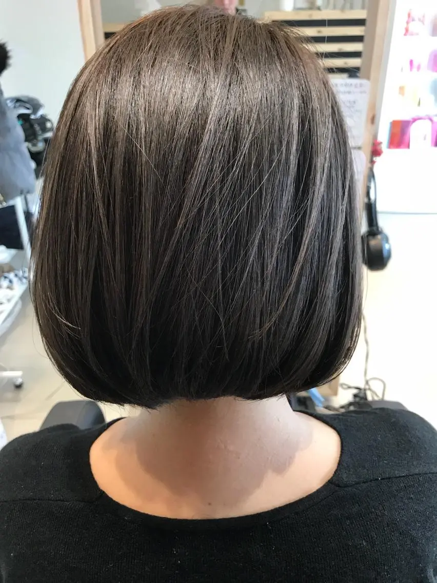 ショート カラー アディクシーカラー 透明感カラー ハイライトカラー ハイライト ヘアカラー トリートメント 大久保 隆蔵のヘアスタイル