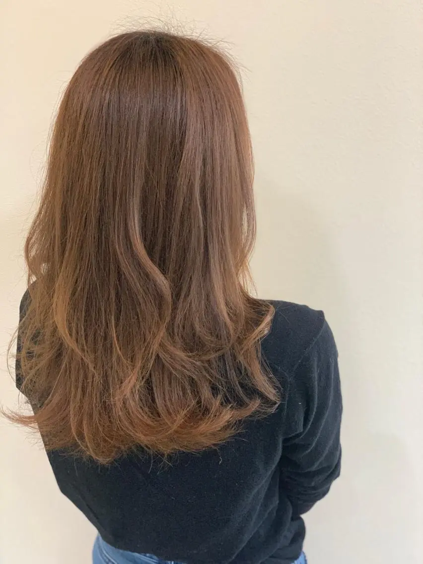 セミロング カラー 鈴木 健太のヘアスタイル