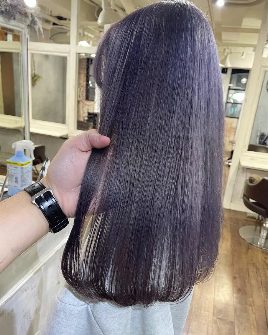 ミディアム カラー ヘアカラー トリートメント 遠藤 拓馬のヘアスタイル