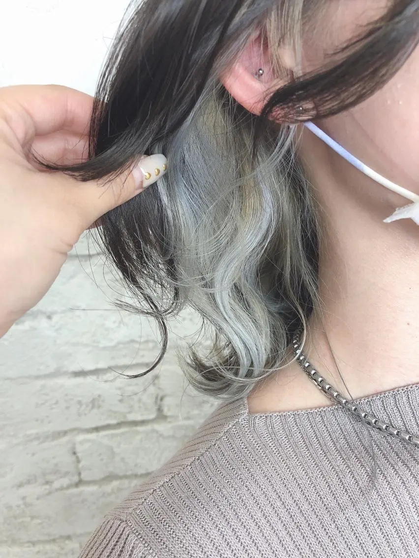 ミディアム カラー カット ヘアカラー トリートメント ヘッドスパ ヘアセット ️韓国ヘア/レイヤー カット❤️Yūkaのヘアスタイル