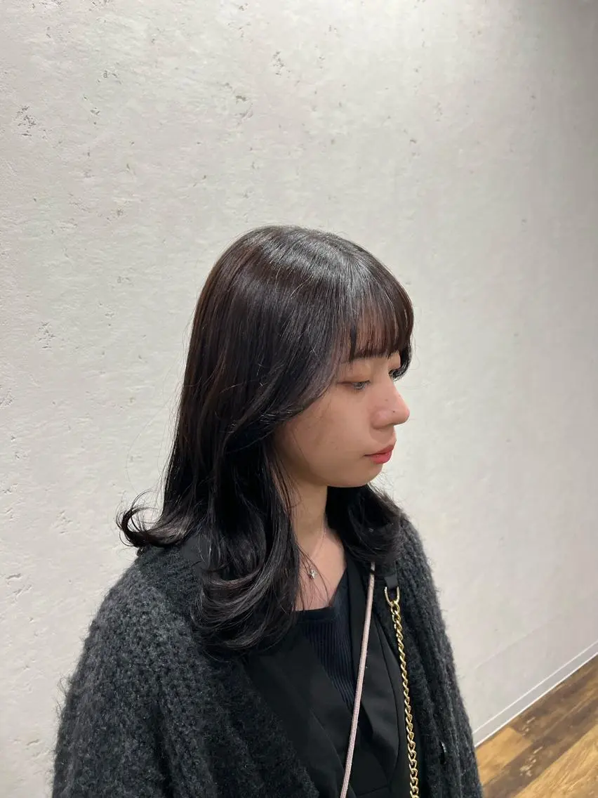 ミディアム カラー ナチュラルカラー 錦糸町【三橋衿奈】のヘアスタイル