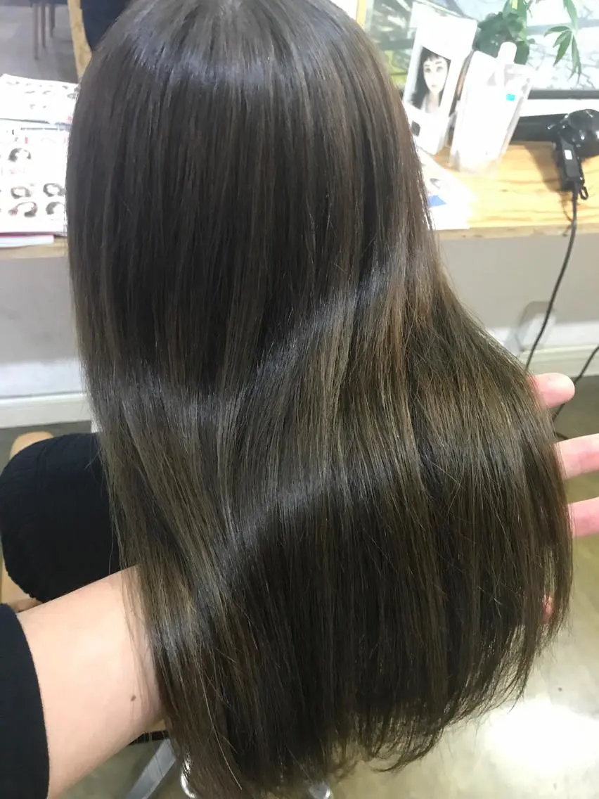 ロング カラー 髪質改善 カット ヘアカラー トリートメント 💎髪質改善💎 デザイナーshinのヘアスタイル