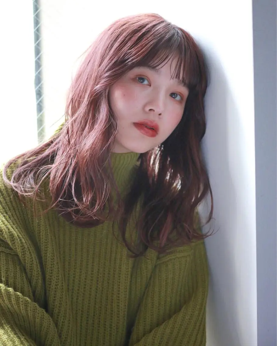 セミロング 🍊新宿南口🍊 ERINAのヘアスタイル