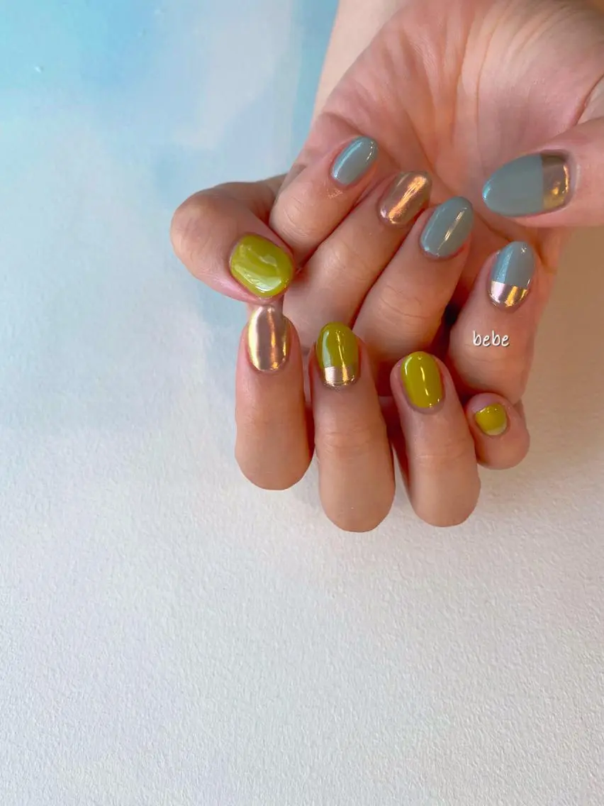 ネイル ミラーネイル ハンドネイル Ann nailのネイルデザイン