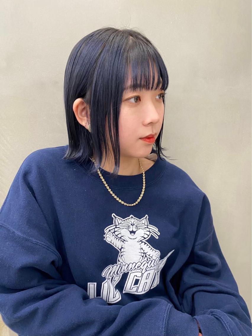 ミディアム カット ヘアカラー 似合わせが得意 村松慧汰のヘアスタイル