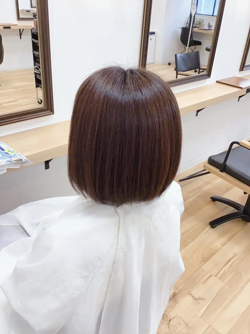 ミディアム ボブ 神田 菜々子のヘアスタイル