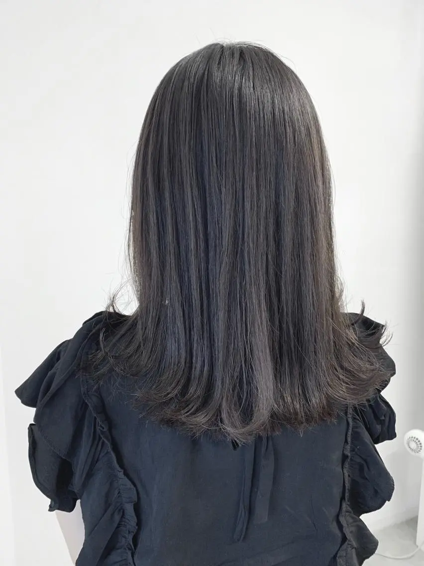 ミディアム カラー ブリーチなし透明感 🍀梅田・増田のヘアスタイル