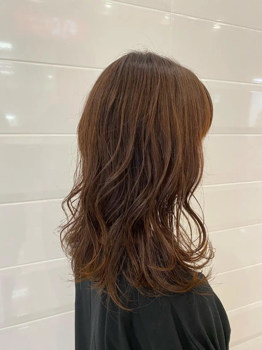 ロング ヘアカラー トリートメント 竹内 美貴のヘアスタイル