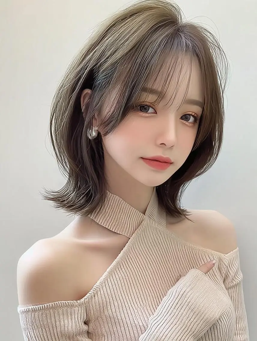 ショート カット ヘアカラー トリートメント 肥後 有紗のヘアスタイル