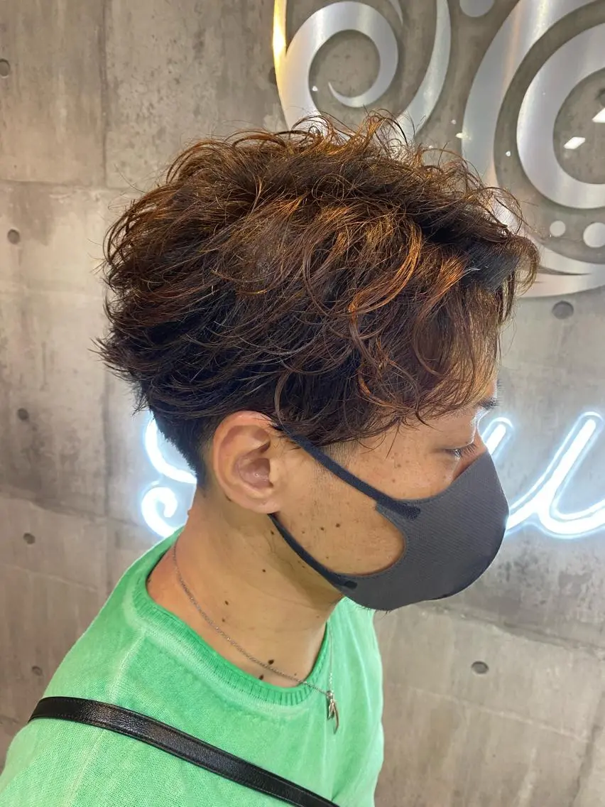 メンズ メンズパーマ 👑再現性◎北千住N o.1パーマYutoのヘアスタイル