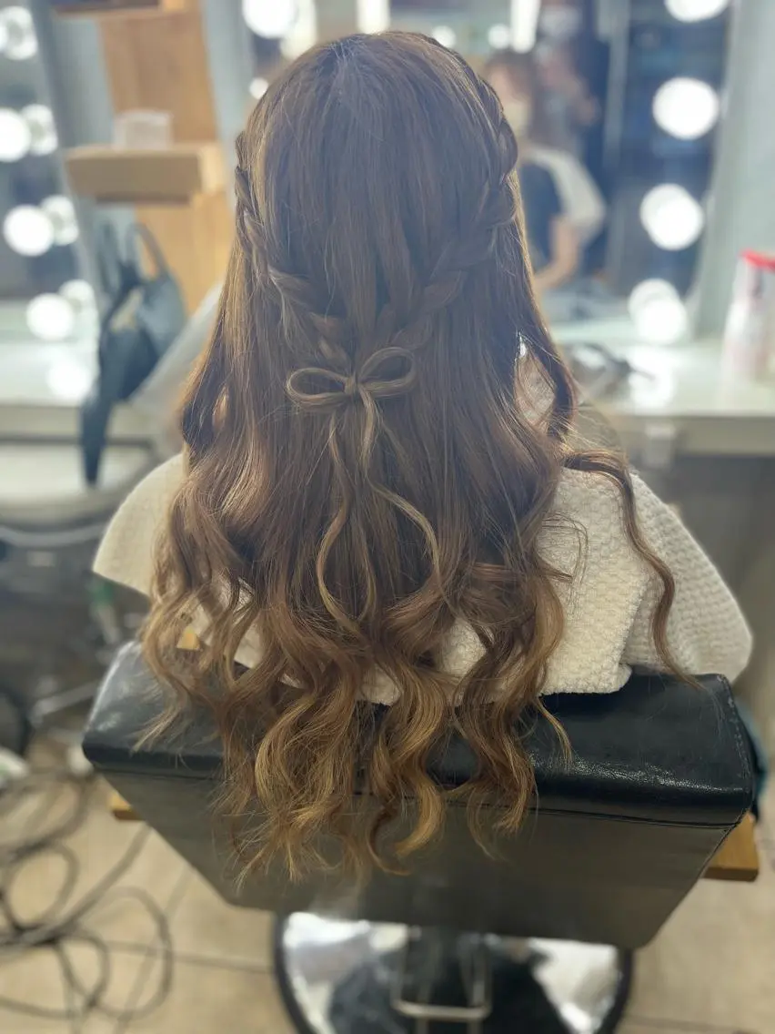 ロング ヘアアレンジ ヘアセット 🐥こ ま🐥のヘアスタイル